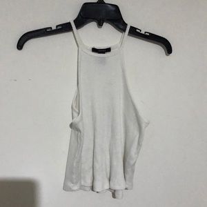 Textured halter tank top